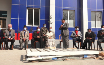 निर्मल लामा प्रतिष्ठानद्वारा वीर अस्पताललाई आईसीयू बेड हस्तान्तरण